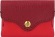 FOSSIL Heritage Card Case Red Velvet Rood