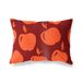 BonaMaison Oranje-Bordeaux Decoratieve Kussensloop, Kussenhoezen Bank, Decoratieve Kussenhoesjes, Kussensloop; Sofa, Slaapkamer, Kantoor, Auto 35x50 Cm - Ontworpen en vervaardigd in Turkije