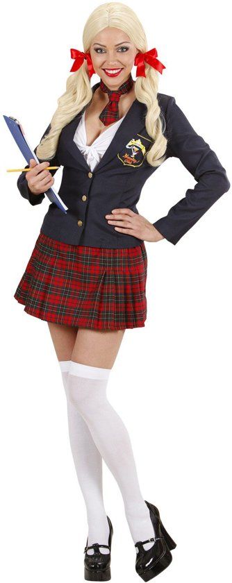 Widmann Leraar & Professor & Scholier & Student Kostuum College Meisje Vrouw Large Carnaval kostuum Verkleedkleding