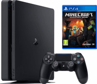 Sony PlayStation 4 (Slim) 500 GB + Minecraft 500GB / zwart