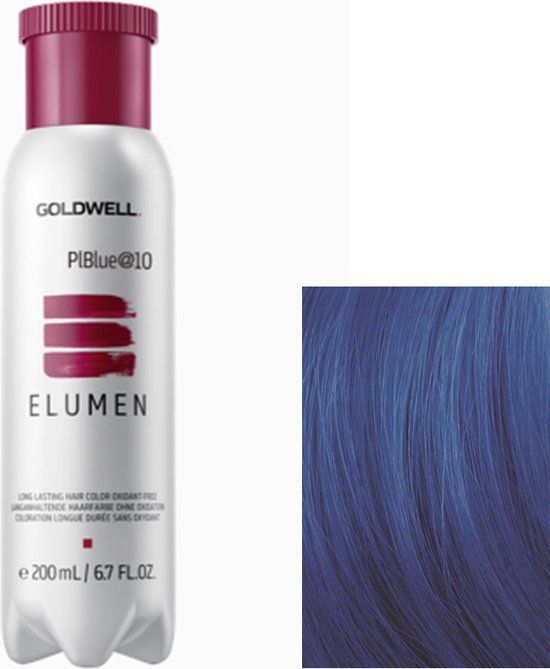 Goldwell Elumen Long Lasting Hair Color Oxidant Free #plblue@10 200 ml