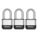 MASTER LOCK PK5EURTRILF Beugelloos hangslot 3 stuk(s) Zilver