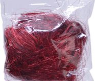 Decoris Engelenhaar - Rood - 80 gram - Synthetisch