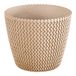 Bloempot, SPLOFY Eco Wood Bloempot, oker, zonder tank, 18,7 x 18,7 x 15,8 cm, inhoud: 3 l.