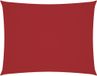 Zonnescherm rechthoekig 2,5x4 m oxford stof rood