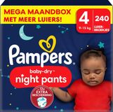 Pampers Baby Dry Night Pants Maat 4 Mega Maandbox 240 stuks 9-15 KG