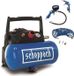 Scheppach Compressor HC06, 6 liter tank, 8 bar, 1200W, 200 liter/minuut, inclusief accessoire set