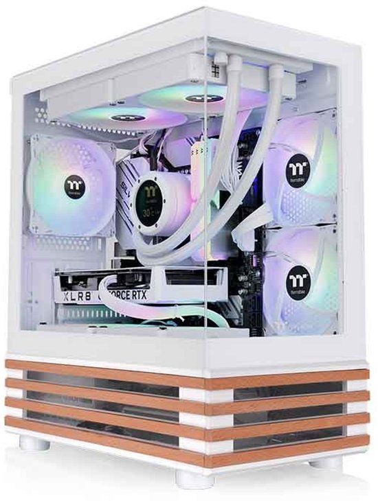 Thermaltake View 170 WS ARGB Snow Micro Tower Wit