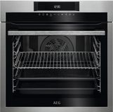 AEG BEE641222M Inbouwoven RVS 72L A+