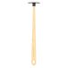 Spatule, bois de caoutchouc, silicone noir
