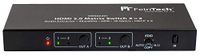 FeinTech VMS02201 HDMI 2.0 Matrix Switch 2x2 met Audio Extractor 4K HDR SPDIF