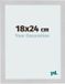 yd. Cadre photo 18x24 cm Acier inoxydable MDF Bologne