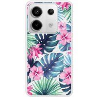 Xiaomi Redmi Note Tropical aquarelle Verstevigd hoesje met sublimatie bedrukking
