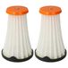 vhbw 2x Filtres Internes À Lamelles Compatible Avec Electrolux 900272405, 900272423, 900273706, 900273708, 900273709 Aspirateur Sec Et Humide