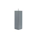 La Fabrique de Pieds Set van 4 bedpoten, hout, antraciet gelakt, 17,5 x 5,5 x 5,5 cm