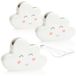 Humidificateur radiateur - Céramique - 300 ml - Blanc - Lot de 3 nuages