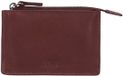 JOST Leren sleutelgeval kaarthouder Arva Card & Key Wallet Wine wijnrood
