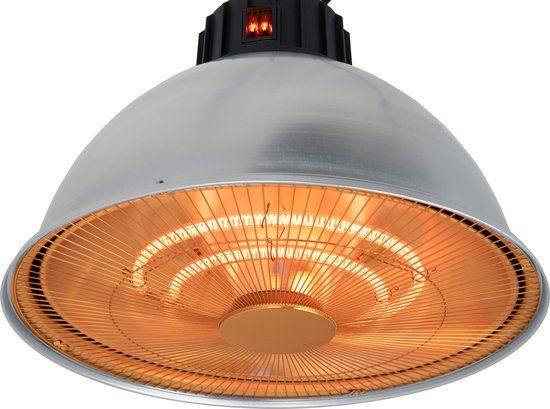 Eurom Partytent Heater 1500 Industrial - Hangende Terrasverwarmer - 1500W - Zilver