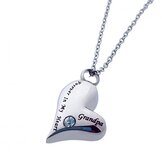 Stalen Ashanger Opa - Zilverkleurig - Unisex - 3 cm