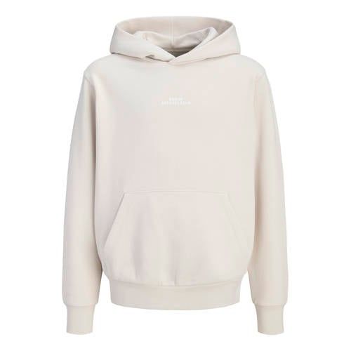 JACK & JONES JUNIOR hoodie met backprint - beige