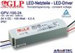 Global Leader Power GLP IP67 Transformator Waterdicht - 24V DC - 100.8W - Wit