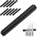 Relaxdays GmbH 10 x bande magnétique - fixation murale - 33 cm - noir - porte-couteaux – outils