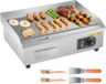 VEVOR Elektrische Grill Commerciële Bakplaat (535 x 300 mm) 3200 W met 50-300 °C Instelbare Temperatuurregeling