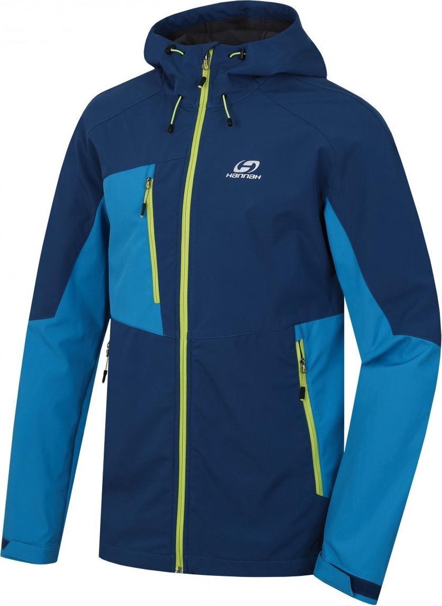 Hannah softshell jas Selby heren synthetisch blauw