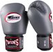 Twins Special BGVL-3 Serie Leren Bokshandschoenen Grijs 14oz