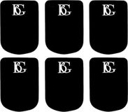 BG Mondstukplakkers 0.8 mm Zwart - Small