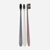 Meraki 310830001 Tandenborstel set van 3 stuks - gerecycleerd plastic en stro
