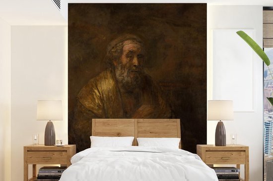 Nr1Wallpaper Behang - Fotobehang Homerus - Rembrandt van Rijn - Breedte 165 cm x hoogte 220 cm