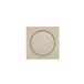 UNITEC Dimmerafdekking Miami, IP20, drukknop, glanzend, sahara beige, 1 stuk