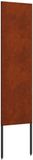 vidaXL Privacy Screen Fretwork Rusty 32 x 140 cm Weather-Resistant Steel