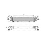 Valeo Intercooler, Inlaatluchtkoeler 818616