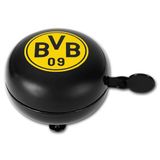 Borussia Dortmund Unisex jeugd BVB fietsbel, zwart, één maat
