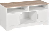 HOMCOM TV-standaard - Hout - 105x40x52cm - Wit
