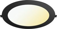 BES LED Brinton Thin LED Downlight Inbouwspot Dimbaar - 18W 1800lm - Zwart
