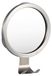 Miroir de douche anti-buée, miroir de rasage - 15 x 15 cm - 3 ventouses - Porte-lames de rasoir - Incassable