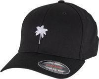Mister Tee Good Day Palm Tree Wooly Combed Cap Flexfit pet S/M Zwart