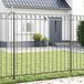 vidaXL - Hecelement - ASSEN - 170 x 200 cm - Staal - Grijs