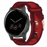 By Qubix Qubix - Canvas nylon bandje voor Huawei Watch GT 6 / GT 7 - 41mm - Rood