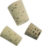 Rayher hobby materialen Hobby punt kurken - 72x stuks in 3 formaten - Knutselen kurken set