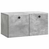 vidaXL Wandmontage TV-kast 59,5 x 31 x 30 cm Betongrijs Bewerkt hout