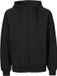 Neutral Fairtrade Men's Zip Hoodie met capuchon Black - XL
