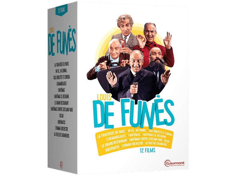 GAUMONT louis de funès: 12 movie box - dvd