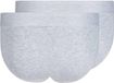 Skiny Slip Set van 2 Heren Katoen Effen Grijs M
