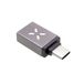 FIXED FIXA-UC-GR USB-C naar USB-A Adapter Grijs