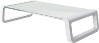 Trust Monta Monitorstandaard - Wit - Glas - 10 kg - 2 jaar garantie