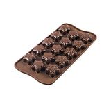 Silikomart Siliconen vorm chocolade winter sterren SCG 45